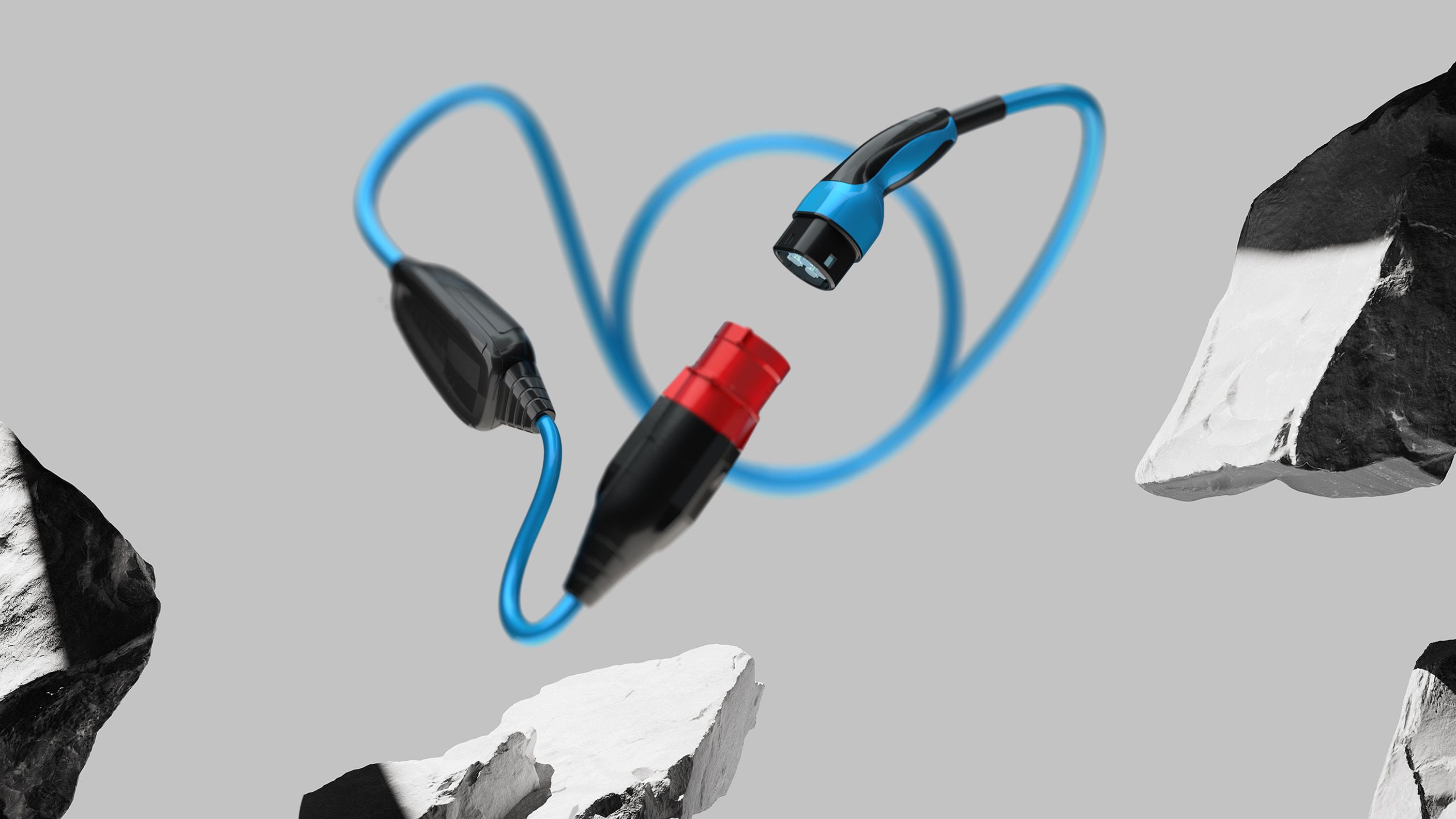 POWER2Go kabel mezi balvany