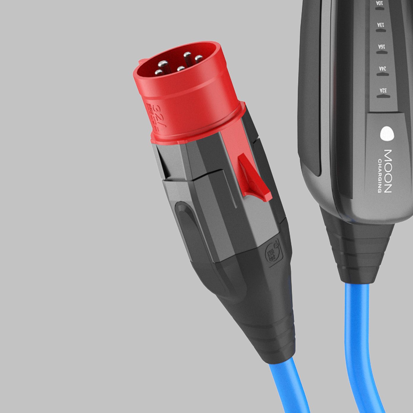 Detailní záběr zástrčky kabelu POWER2Go