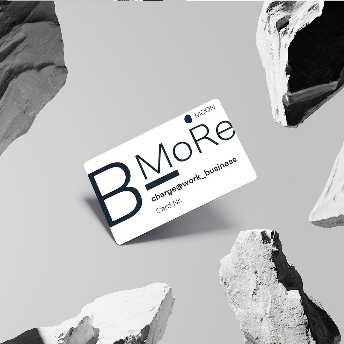 Načítací karta mezi balvany